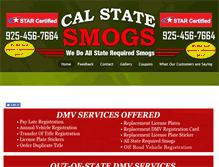 Tablet Screenshot of calstatesmog.net